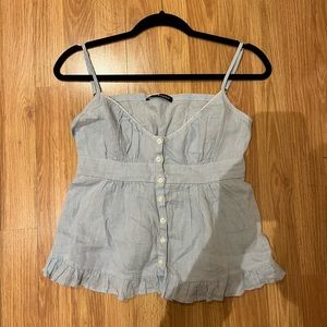 light blue brandy melville tank top